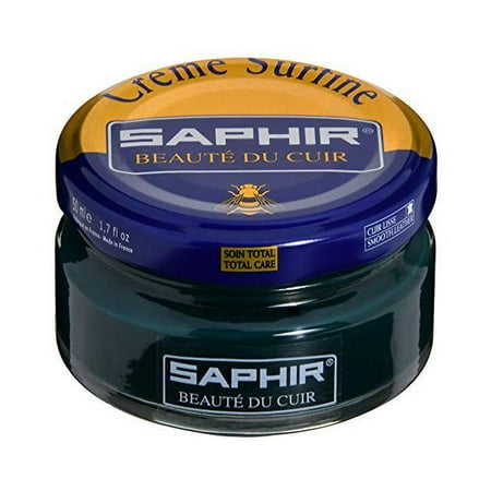 

Saphir Beaute du Cuir Creme Surfine Shoe Polish 50ml Jar-20 Dark Green