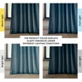 thumbnail image 3 of HPD Half Price Drapes Avalon Blue Heritage Plush Velvet Room Darkening Curtains for Bedroom & Living Room Curtains (1 Panel), Window Curtains 84 inches long, Rod Pocket Curtains & Drapes, 50W X 84L, 3 of 12