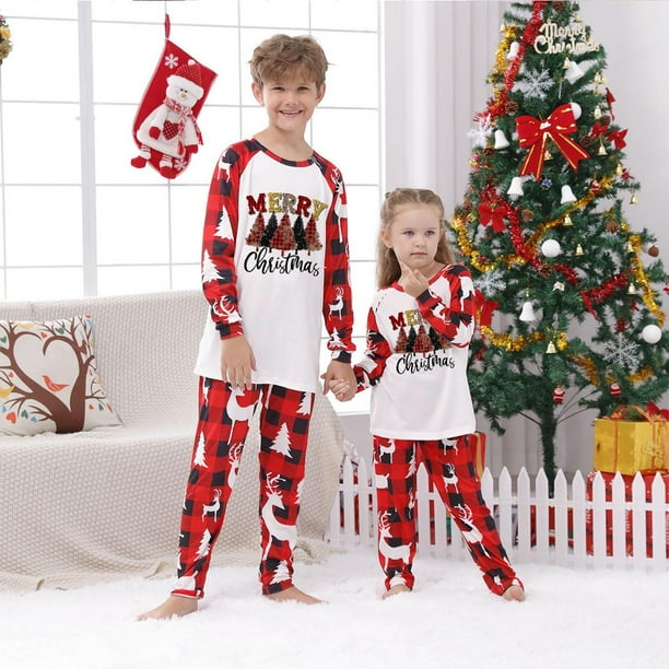 Matching holiday pajamas shop