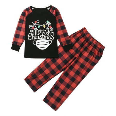 

Liliz Parent-Child Plaid Nightclothes Kid Baby Mom Dad Christmas Pajamas Sleepwear
