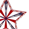 thumbnail image 5 of Northlight Lighted Red and Blue Patriotic Star Window Decoration - 14" - Clear Lights, 5 of 7