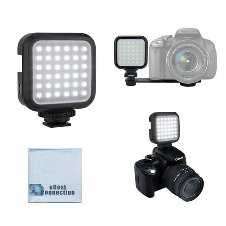 Panasonic Dslr Camera - Universal Mini Portable USB LED Light for DSLR Cameras with Micro USB Cable for Nikon, Canon, Panasonic, Sony, Olympus, Fujifilm, Pentax Cameras & More