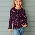 thumbnail image 5 of Bnwani Valentines Long Sleeve Toddler Shirts Girls Crew Neck Casual Cute Heart Printed Tops 3-4t, 5 of 7