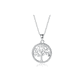 thumbnail image 2 of Collar De Árbol De La Vida Dije Plata 925 Zircón Para Mujer Xtellar Plateado, 2 of 3