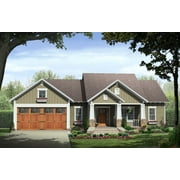 House Plan Gallery -  1,509 sq ft - 3 Bedroom - 2 Bath Small House Plans - HPG-1509B