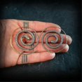 thumbnail image 1 of Egyptian Vintage Creative Designs Sacred Wings Scarab Beetle Large Pendant Hoops Earrings For Women Fashion Gypsy Tribal Jewelry----6--Product code 65 6, 1 of 5