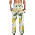 thumbnail image 4 of FREEAMG Lemon Cotton Pajama Pant for Men, Super Soft Lightweight Lounge Pajama Bottoms Drawstring Sleepwear Pant with 2 Pockets, 4 of 7