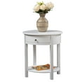 Convenience Concepts Cypress End Table With Drawer - Solid Wood Nightstand In Espresso Finish