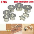 thumbnail image 1 of Chendee 8Pcs Dowel And Tenon Center Points Pin Wood 6Mm/8Mm/10Mm/12Mm Center Set, 1 of 8