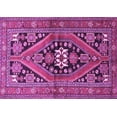 thumbnail image 1 of Ahgly Company Indoor Rectangle Persian Purple Traditional Area Rugs, 5' x 8', 1 of 4