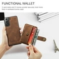 thumbnail image 5 of For Samsung Galaxy S22/S22+/S22 Ultra Phone Case，Shockproof Luxury Removable Leather Card Holder Cover，Silm Wallet Stand Case Cover, 5 of 5