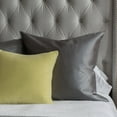 thumbnail image 2 of Surya Surya Pillows Area Rug HH034 Charcoal Douppioni Striated 18" x 18" Square, 2 of 2
