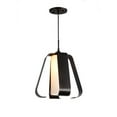 thumbnail image 3 of Woodbridge Lighting Bent 1 Light Steel and Glass Mid Pendant in Antique Nickel, 3 of 4