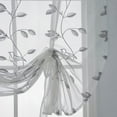 thumbnail image 3 of Wear Rod Style Roman Blinds, Embroidered Kitchen Curtains, Tulle Embroidered Leaf Curtains, Suitable For Kitchens, Bedrooms, Pubs, 3 of 8