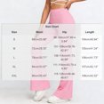 thumbnail image 3 of ZOIGHDA Flare Leggings for Women High Waisted Yoga Pants Basic Solid Color Stretch Workout Bell Bottoms(X-Large), 3 of 6