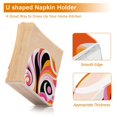 thumbnail image 5 of Yayeee Napkin Holder for Table Set of 2 Kitchen Paper Tissue Organization, Swirling Circles, 5 of 8