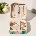thumbnail image 6 of Easter Portable Square Jewelry Box Organizer for Rings, Earrings, Necklaces, Bracelets - for Girls and Women, 6 of 6