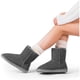 thumbnail image 2 of Botas Dream Paris Para Dama Estilo Invernales Tallo Alto Gris Talla 23, 2 of 5