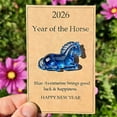 thumbnail image 2 of Leutsin Lucky Crystal Horse - A Symbol of Strength & New Beginnings (2026),Clear Crystal Horse Figurine with Card,2026 Year of The Horse Lucky Crystal Figurine,Good Luck Decorative Gift for Everyone, 2 of 3