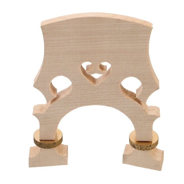 KAKOWELY Adjustable Maple Wood Cello Bridge For European 3/4 Cello Low And Tall Bridge Options Instrument,4.13X"X3.35"X0.59"