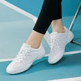 thumbnail image 7 of Womens Cheer Dance Shoes Girls White Breathable Lightweight Cheerleading Competition Shoes Athletic Sport Training Sneakers, 7 of 7