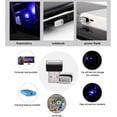 thumbnail image 5 of Kit de iluminación ambiental para automóvil con 5 luces LED blancas, minikit de iluminación ambiental interior enchufable de 5 V para automóviles, computadoras portátiles y puertos USB., 5 of 5