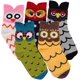 thumbnail image 1 of Calcetines divertidos para mujer Lindo gato Animales Divertido Funky Novedad Algodón Regalos Búho multicolor Jormftte WRQX-446-2, 1 of 6