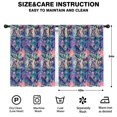 thumbnail image 2 of Blackout Kids Curtains,Green Blue Butterfly Pink Purple Pattern Childrens Insulated Curtains Set Of 2,Bedroom Essentials,Toddler Room Decor 42"x54", 2 of 5
