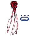 thumbnail image 1 of TISHITA Classical Soft Kite with 30M Flying Line for Outdoor Red Black, 1 of 8