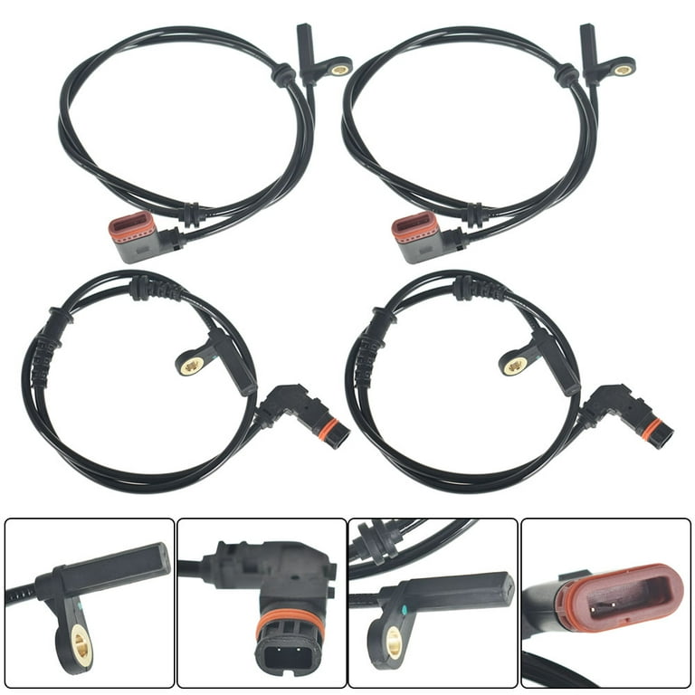 LABLT 4Pcs ABS Wheel Speed Sensor Front Rear Left & Right