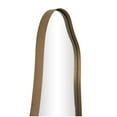 thumbnail image 4 of CosmoLiving by Cosmopolitan 10" x 47" Gold Slim Wavy Abstract Wall Mirror, 4 of 9