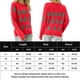 thumbnail image 2 of Suéter Jerseys básicos para mujer Traje de vacaciones con patrón de árbol de Navidad informal (Rojo M) Kuymtek Rojo T M para Mujer, 2 of 6
