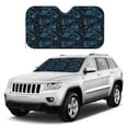 thumbnail image 2 of Fuzoiu Spacecraft Print Car Windshield Sunshade,Foldable Reflective Sun Visor,Windshield Sun Shade,UV Rays Sun Visor Shade,Auto Front Sun Shield Shade-Small, 2 of 8