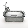 thumbnail image 3 of Unique Bargains 1 Pc Waterproof Soap Holder Rabbit Pattern Gray Soap Holder for Bathroom 5.51"x4.13"x1.65", 3 of 6