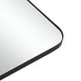 thumbnail image 4 of Arch Wall Mirror Arch Small Mirror Round Corner Mirror Wall Mirror 36"x24",Black,Iron, 4 of 4