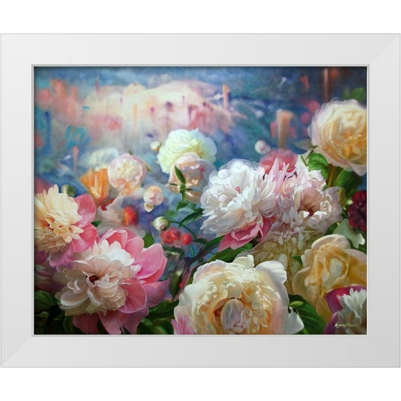 Kopania, Zbigniew 31x26 White Modern Wood Framed Museum Art Print Titled - Dreamy Dreams