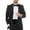 Black, variant on Men's Pre Tied Sequin Bow Ties Double Layer Tux Bowtie with Adjustable Strap for Men Boy Wedding Graduation Purple