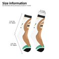 thumbnail image 2 of Fuzoiu Cute Sloth In Yoga Pose Tree Print Kids Socks For Boys Girls,Grip Crew Socks with Non Slip,Lightweight Stretch Crew Socks,Toddlers Crew Boot Socks, 2 of 5