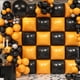 thumbnail image 4 of Kit decorativo de globos de pared Adorely, negro y naranja, 25 unidades, 4 of 7