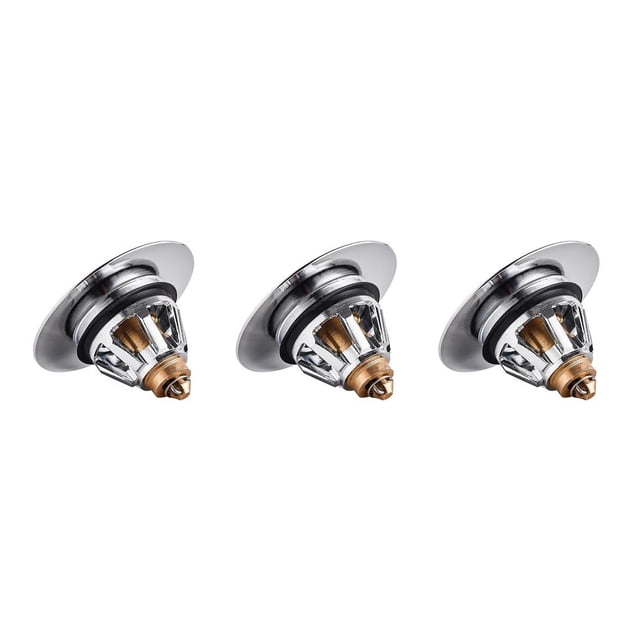 Cateissary Filtro de drenaje Pop Up Sink Colador Reemplazo de acero inoxidable Lavabo Colector de pelo para baño de cocina Type1 Cateissary CBP036715