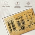 thumbnail image 6 of Elephant Stock Golf Set Patent Wall Art - Horizontal Canvas Wall Art - Living Room Wall Decor - Patent Canvas - Black And Yellow Decor - 48" x 32", 6 of 8
