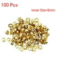 thumbnail image 2 of 100 Pcs Œillets en Titane 8Mm pour Réparation de Cuir, Chaussures, Tissu, 2 of 2