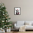 thumbnail image 3 of Stupell Industries Cow in Christmas Sweater Holiday Painting Black Floater Framed Canvas Art Print Wall Art, 17 x 21, 3 of 10
