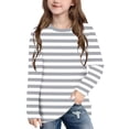 thumbnail image 2 of DJDLJWCJ Girls Zip Up Hoodie Solid Color Long Sleeve Sweatshirts Comfy Soft Sweatshirt Jacket Light Blue Size 140, 2 of 10
