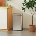thumbnail image 2 of HOMCOM Sensor Trash Can with Soft-Close Lid, 15.9 Gallon Sensor Garbage Can, 2 of 10
