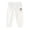 White, variant on Bixock Toddler Boys and Girls Pants Cotton Elastic Waist Printed Casual Pants Soft Breathable Workout Activewear Toddler Clothings Size 18-24Months
