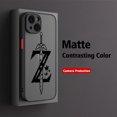 thumbnail image 3 of Funda de teléfono de Zeldas Legends, cubierta trasera transparente mate para iPhone 15, 14, 13, 12, 11, Mini Pro Max, X, XR, XSMax, 7, 8 Plus, 3 of 5