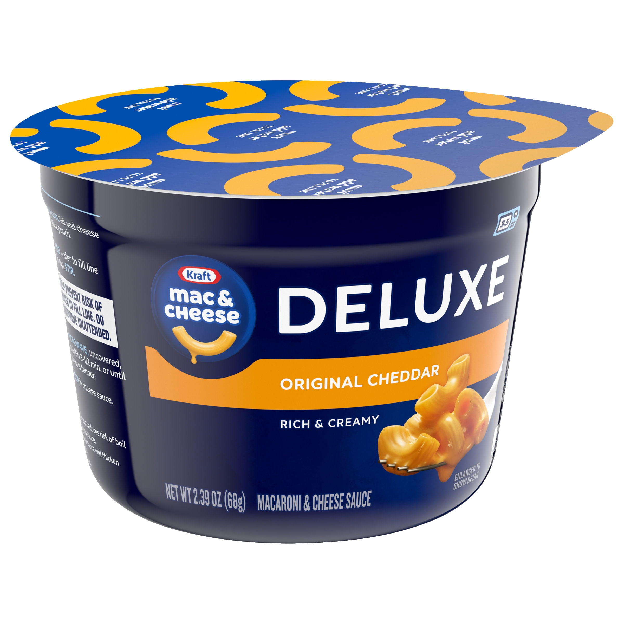 Kraft Deluxe Original Mac N Cheese Macaroni and Cheese Cups, 4 ct - Kroger