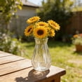 thumbnail image 4 of Plastic Clear Bud Vase Decorative Flower Vase Plant Holder Modern Centerpiece Vase for Home Wedding Party, 4 of 8