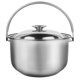 thumbnail image 1 of Olla de acero inoxidable para cocinar al vapor, olla de mano para sopa de verduras, 1 of 6